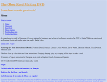 Tablet Screenshot of oboereedmaking.com